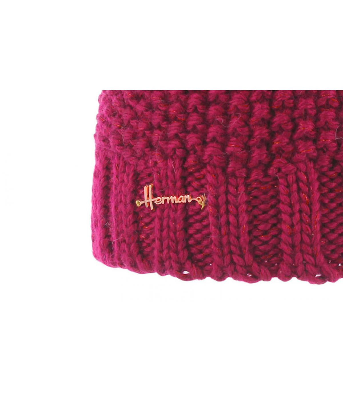 Bommel Mütze rosa Damen Bommel Mütze rosa Damen